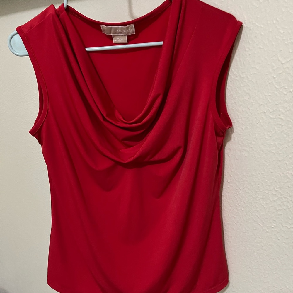 Red blouse